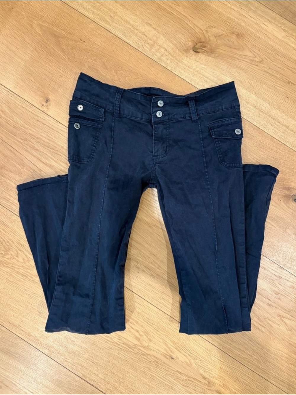 Brandy Melville John Galt Black low rise pants